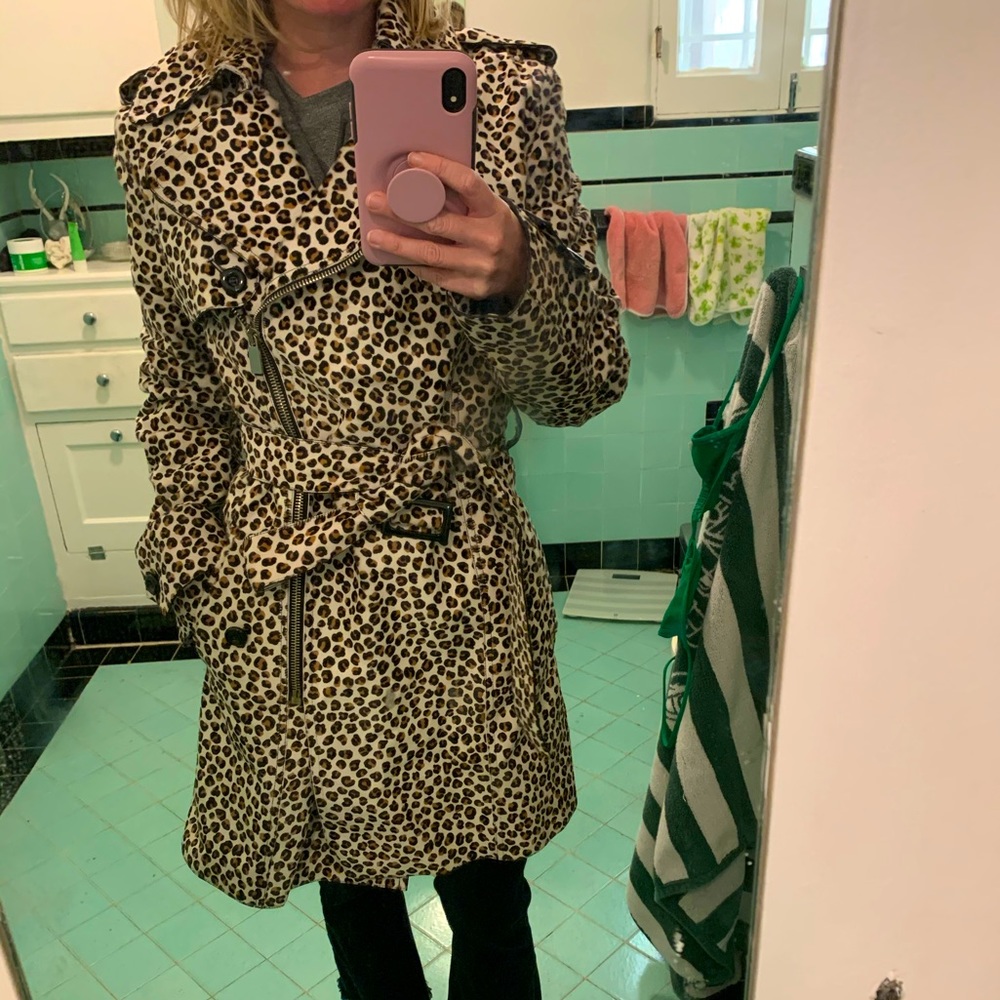 Michael Kors Collection Calf Hair Trench - Picture 2 of 11